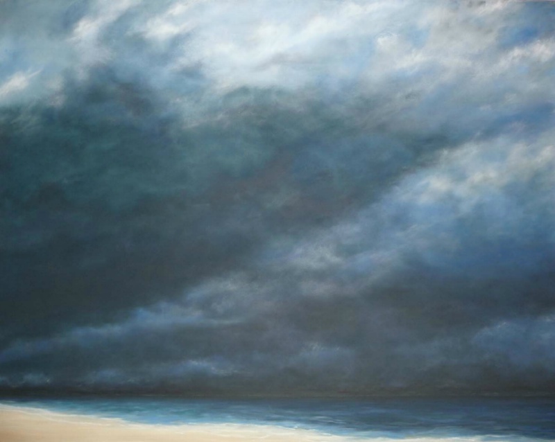 Drohende Wolken, 120 x 150